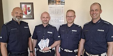 Policjanci z Pruszcza Gdańskiego w czołówce konkursu „Policjant Ruchu Drogowego”