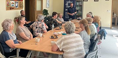 Pruszcz Gdański/Cedry Wielkie: Policjanci zorganizowali debatę z seniorami