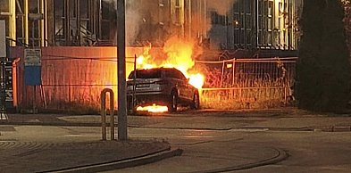 Wracali z ćwiczeń, zauważyli płonące auto. Żołnierze WOT ruszyli na pomoc