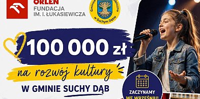 100 tysięcy złotych na rozwój kultury w gminie Suchy Dąb
