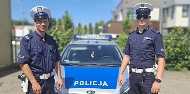 Pruszcz Gdański: Policjanci eskortowali rannego 20-latka do szpitala
