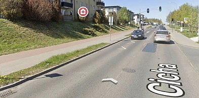 Pruszcz Gdański: Nowe lustra drogowe przy ulicy Cichej-23136