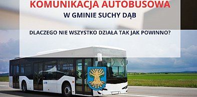 Komunikacja autobusowa w gm. Suchy Dąb. Władze mówią o barierach finansowych-23854