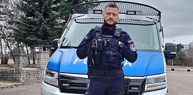 Policjant w czasie wolnym od służby udaremnił kradzież w sklepie