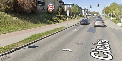 Pruszcz Gdański: Nowe lustra drogowe przy ulicy Cichej-23136