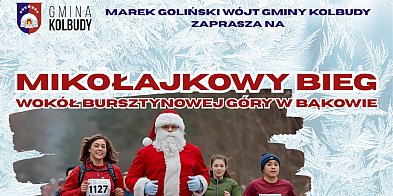 "Mikołajkowy bieg" wokół Bursztynowej Góry w Bąkowie-23133