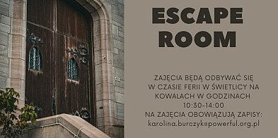 Ferie w gminie Kolbudy – stwórz własny escape room-23698