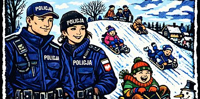 Policjanci radzą – przy aktywnościach na śniegu...-23860