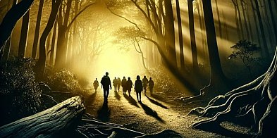 Marsz Blasku Nocy - nocna wędrówka z Pruszcza do Sopotu