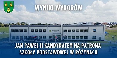Jan Paweł II kandydatem na patrona szkoły w Różynach