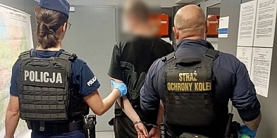 Pomorskie: Wspólne działania na kolei. Zatrzymany...