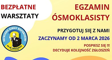 Egzamin ósmoklasisty bez stresu – startują warsztaty w Katoliku