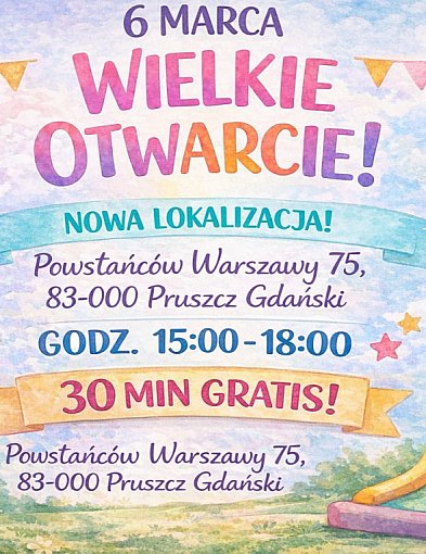 Wielkie otwarcie w nowej lokalizacji. Mobil Fun Zone zaprasza 6 marca