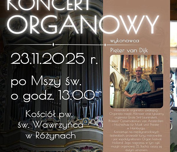Pszczółki: Wybitny organista z Holandii zagra na organach Rudolpha Dalitza-22670