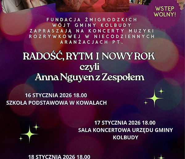 Styczniowe koncerty w gminie Kolbudy. Wystąpi Anna Nguyen-23845