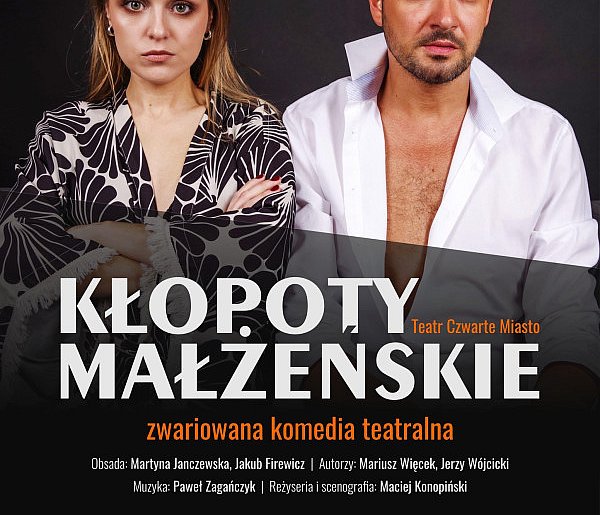 „Kłopoty małżeńskie” – zwariowana komedia teatralna w Cieplewie-23929