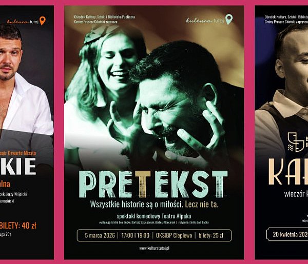 Gm. Pruszcz Gdański: Komedia, dramat i kabaret – teatr w OKSiBP w Cieplewie