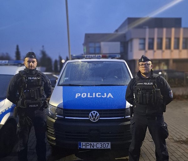 Szybka reakcja policjantów z Pruszcza Gdańskiego – pomoc dla seniorki