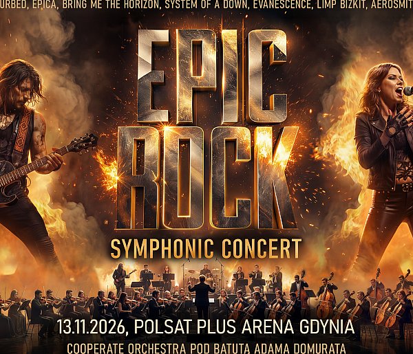 Rock spotyka orkiestrę – przed nami EPIC ROCK: Symphonic Concert w Gdyni