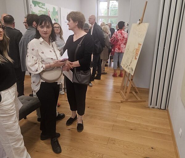Wernisaż wystawy Marka Okrassy w Domu Wiedemanna