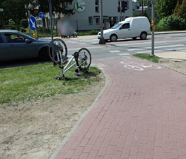 Groźne zdarzenie na ścieżce rowerowej w Pruszczu Gdańskim