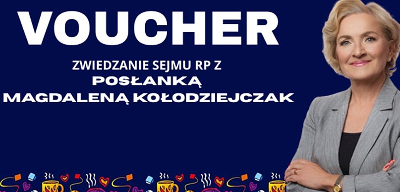 Sejm od kuchni - wyjątkowa aukcja z Magdaleną Kołodziejczak dla WOŚP