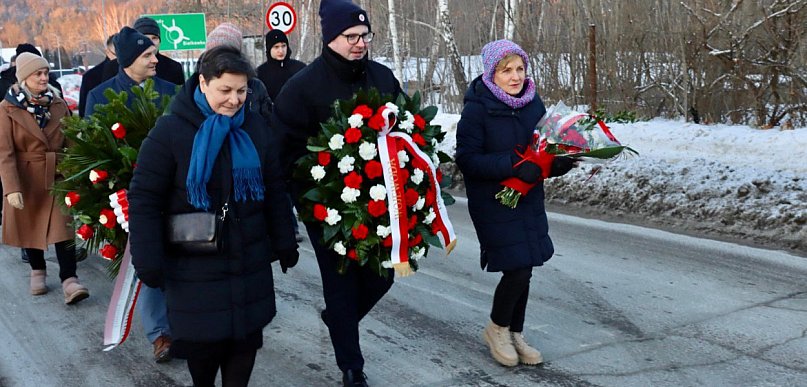 Mieszkańcy gminy Kolbudy oddali hołd ofiarom Marszu Śmierci z KL Stutthof
