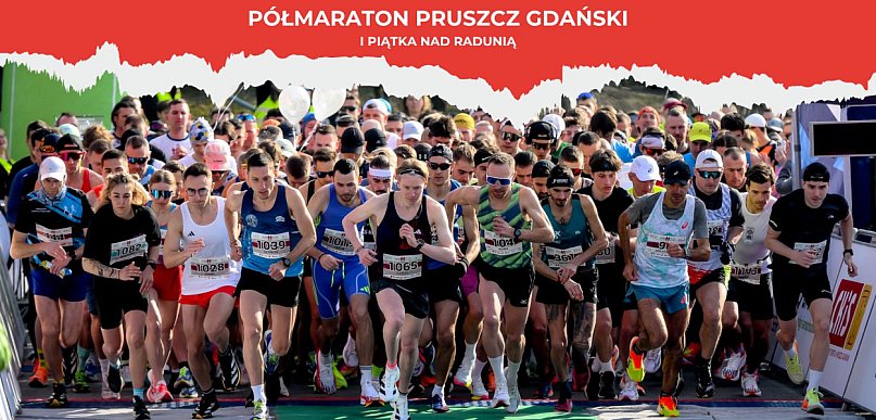 Biegowy start sezonu w Pruszczu Gdańskim. Półmaraton i Piątka nad Radunią