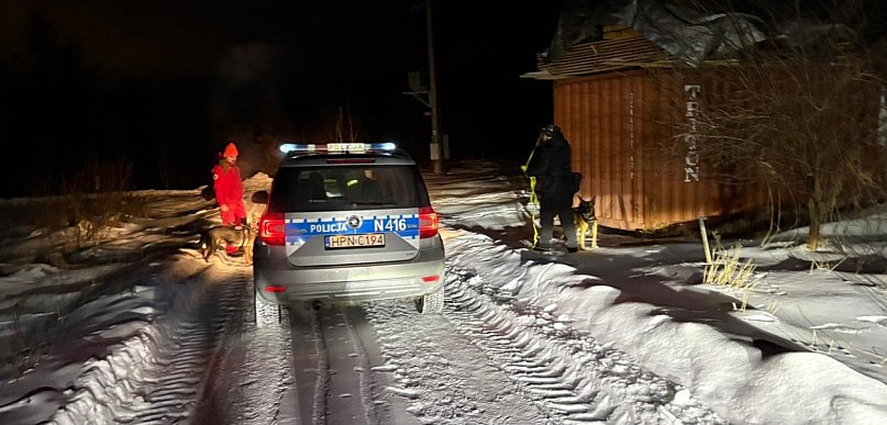 Policyjna akcja ratunkowa w Trąbkach Wielkich – 45-latek odnaleziony