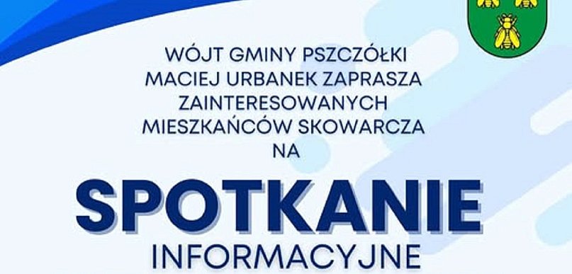 Spotkanie w sprawie przebudowy ulic Modrzewiowej i Topolowej w Skowarczu