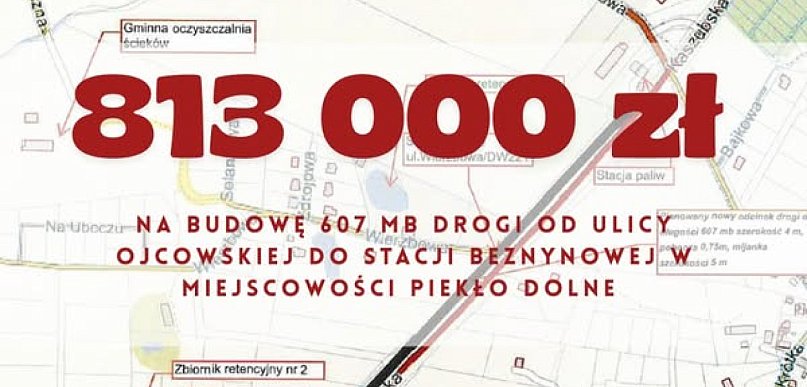 Gmina Przywidz z dofinansowaniem na budowę drogi w Piekle Dolnym