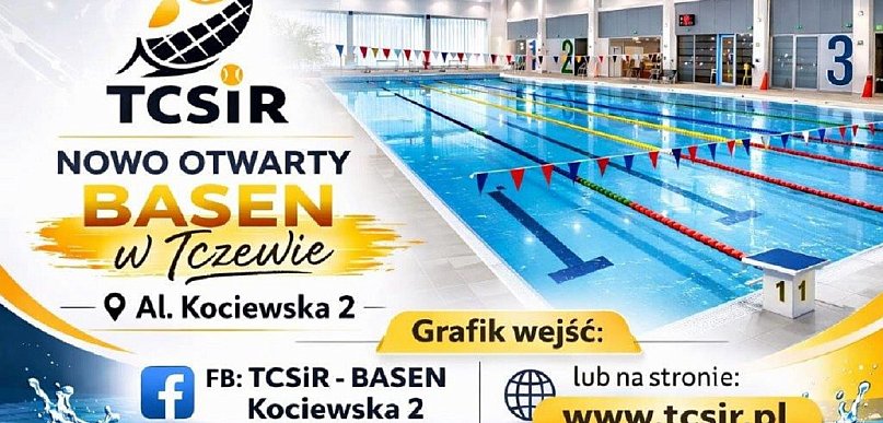 Nowy basen w Tczewie już otwarty. Nowoczesny obiekt zaprasza mieszkańców regionu