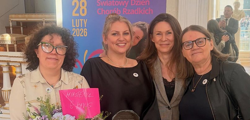 Kryształowa Gwiazda Dnia Chorób Rzadkich dla Sylwii Łukomskiej