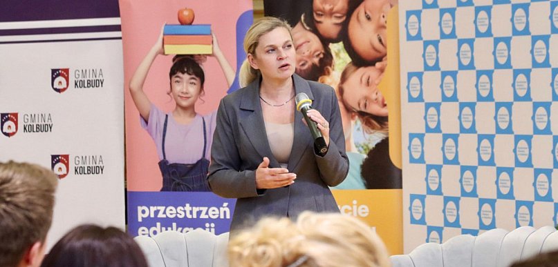 Minister Barbara Nowacka w Kolbudach: "szkoła ma wspierać każdego ucznia"