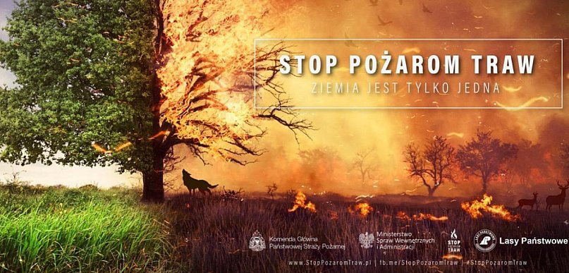 Rusza kampania Stop Pożarom Traw