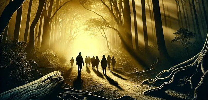 Marsz Blasku Nocy - nocna wędrówka z Pruszcza do Sopotu