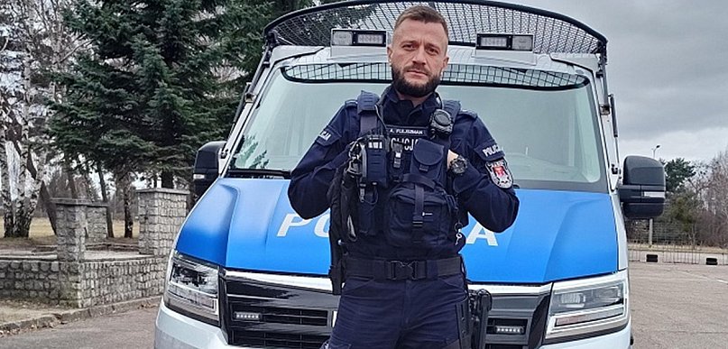 Policjant w czasie wolnym od służby udaremnił kradzież w sklepie