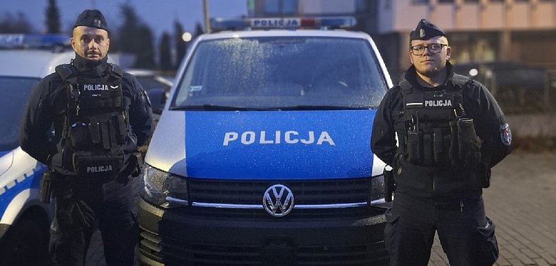 Szybka reakcja policjantów z Pruszcza Gdańskiego – pomoc dla seniorki