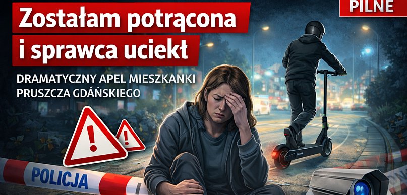 „Zostałam potrącona a sprawca uciekł”. Mieszkanka szuka świadków zdarzenia