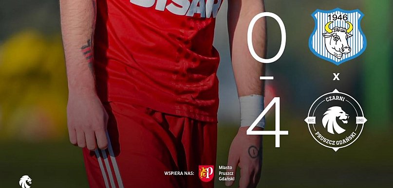 Pewne zwycięstwo na wyjeździe. Czarni Pruszcz Gdański wygrywają 4:0