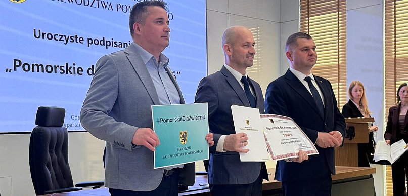 „Pomorskie dla zwierząt” w Cedrach Wielkich. Start pilotażowego programu