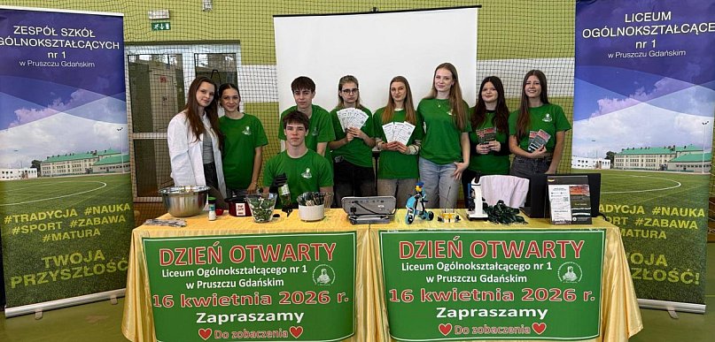 Poznaj LO nr 1 w Pruszczu Gdańskim – Dzień Otwarty już 16 kwietnia