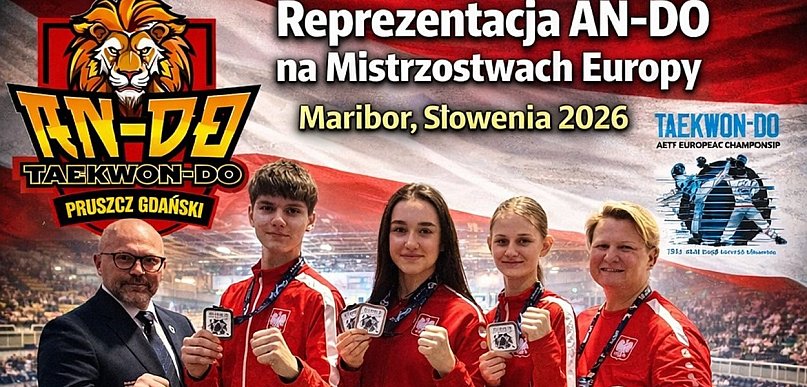 4 medale Mistrzostw Europy dla AN-DO Pruszcz Gdański! Wielki sukces w Mariborze