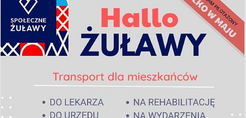 Nowy transport dla mieszkańców gminy Suchy Dąb. Startują „Hallo Żuławy”