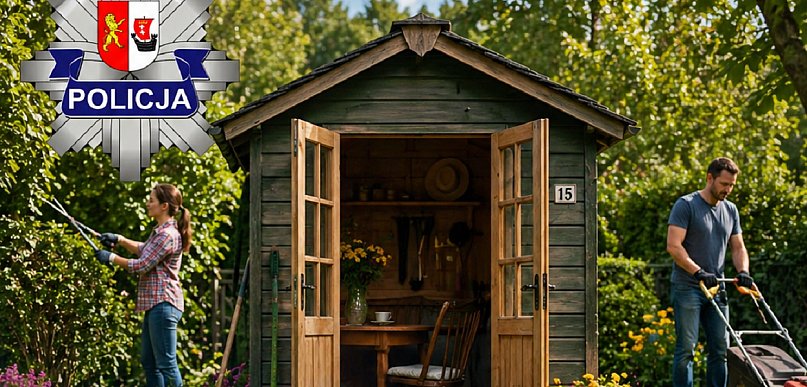 Uważaj na złodziei w ogrodach - policja apeluje!