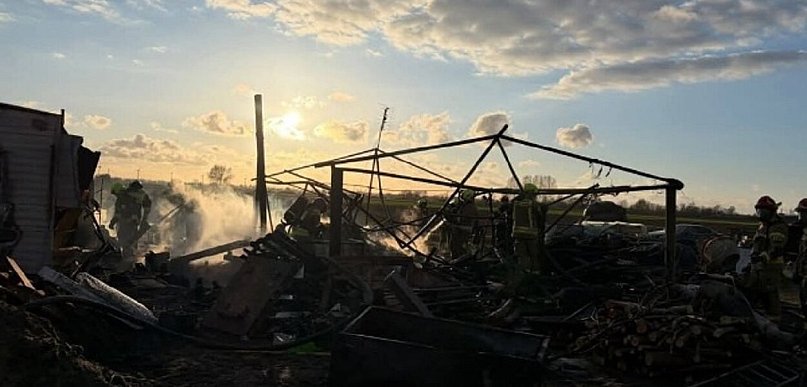 Pożar w Koszwałach. Rodzina straciła wszystko – jest apel o pomoc