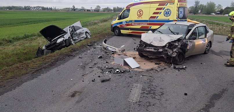 Wypadek w Cedrach Małych