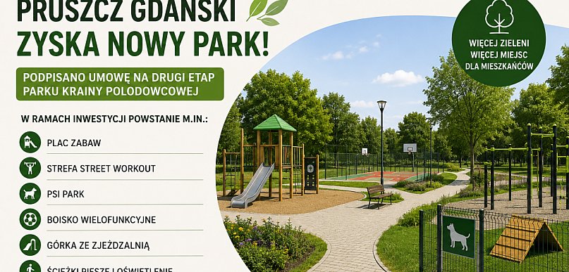 Rusza drugi etap Parku Krainy Polodowcowej. Miasto podpisało umowę