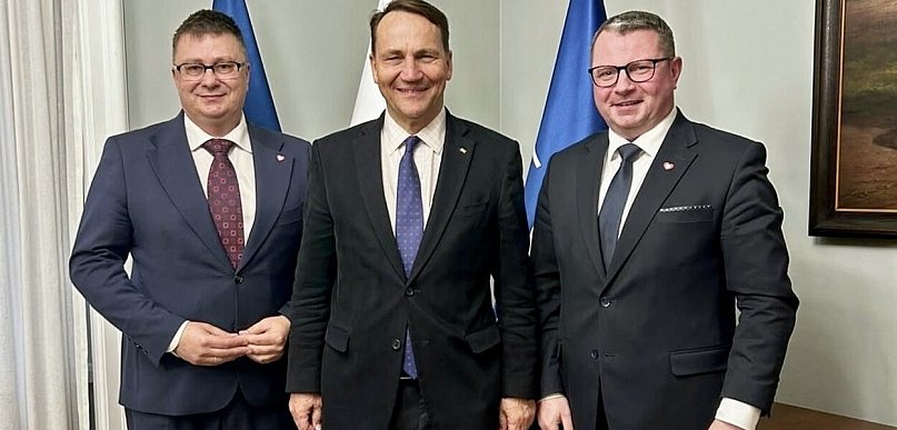 Władze Kolbud spotkały się z szefem MSZ Radosławem Sikorskim