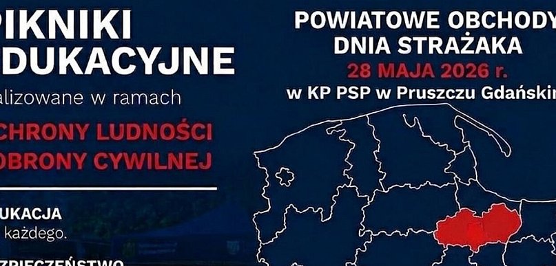 Pruszcz Gdański: święto strażaków połączone z piknikiem edukacyjnym